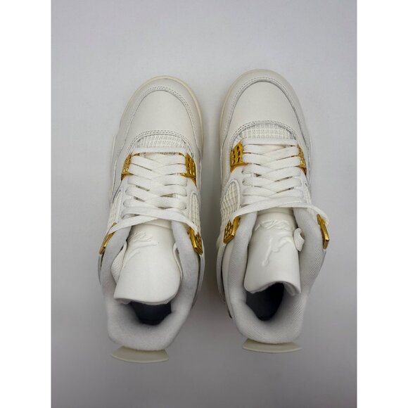 Size 6 - Air Jordan 4 Retro Metallic Gold (Women's) - Picture 8 of 10